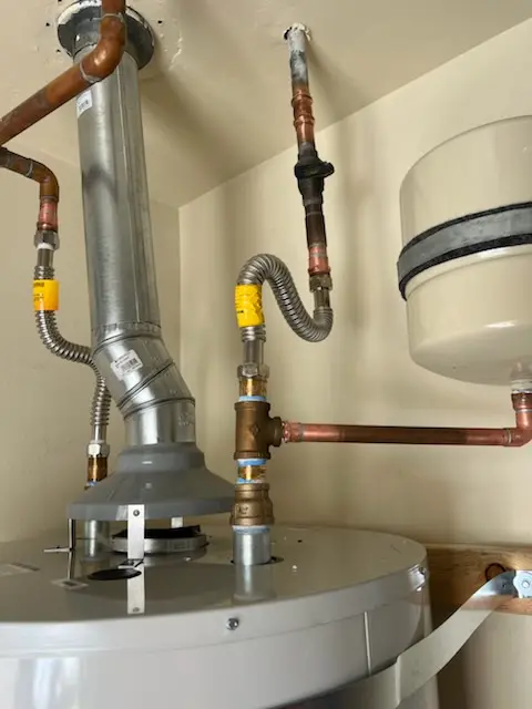 Water heater installation and plumbing repair in Celina